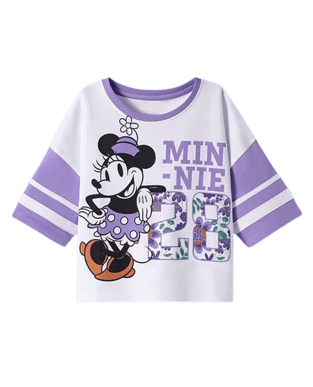 Minnie Mouse Oversized Drop Shoulder T-Shirt
