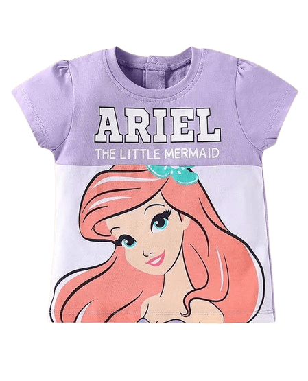 Ariel Lavender Cut & Sew T-Shirt – Baby Girls